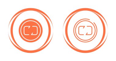 Simgeyi tekrarla. Vektör sembolü tekrarlanıyor. Basit dönüş ana hatları simgeleri. Yenileme simgeleri ayarlandı. Web simgesini yeniden çalıştır.