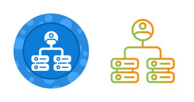 Siyah çizgi küresel ağ simgesi beyaz arkaplanda izole edildi. Simgeleri renklendir. vektör.