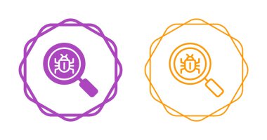 Illustrating bug inspection icons