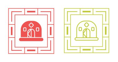 Showing colorful house icons