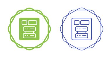 Web sayfası profillerini gösteren minimalist simgeler. 