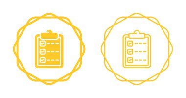 Designing checklist icons in yellow