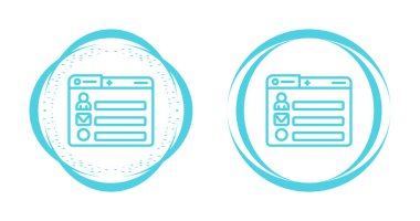 Sosyal medya profil sayfası beyaz arkaplanda olan bilgisayar dizinleri 