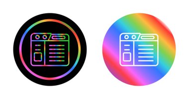 Beyaz arkaplanda web tarayıcı simgeleri ayarlandı. Bilgi, web tasarımı ve uygulama geliştirme için vektör ana hatlı pictogram. 