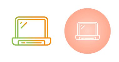 Dizüstü bilgisayar simgeleri, vektör illüstrasyonu