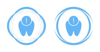 Diş web simge vektör çizim