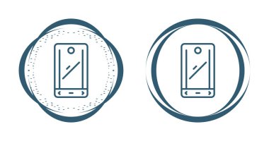 akıllı telefon simgeleri ayarlandı, vektör illüstrasyonu basit tasarım