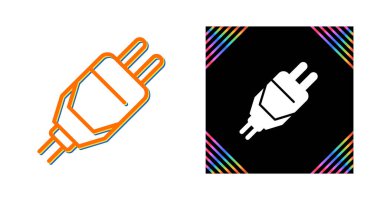 elektrik dolgu simgeleri beyaz arkaplanda