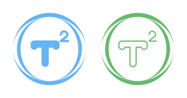 Superscript web simgesi vektör illüstrasyonu