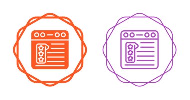 Showing colorful recipe icons