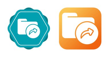 Showing colorful folder icons