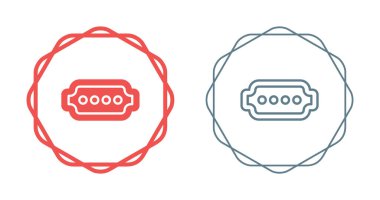 çizgi bilgisayar ağı simgesi beyaz arkaplanda izole edildi. Bilgisayar bağlantısı. İnternet ağı. Renkli taslak konsepti. vektör
