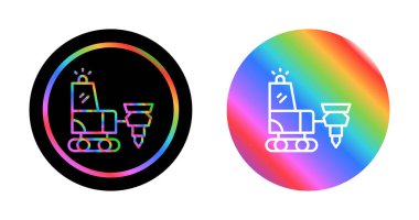 Sondaj Makinesi Web simgesi vektör çizimi