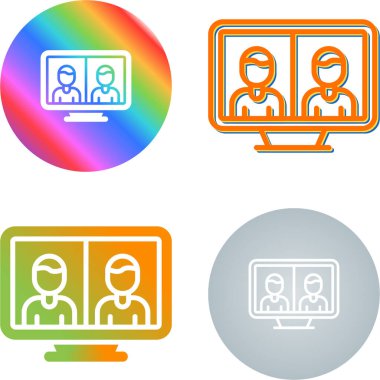 Basit simgeler: bilgisayar monitörleri ve avatarlar