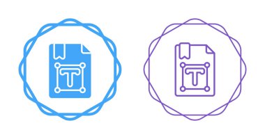 Metin Kutusu simgeleri ayarlandı, vektör illüstrasyonu