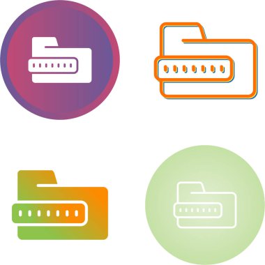 dizin simgeleri ayarlandı, vektör illüstrasyon sembolü