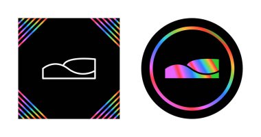 Beyaz arkaplanda izole edilmiş çöl ikonlarındaki kum tepecikleri kümesi, vektör illüstrasyonu 