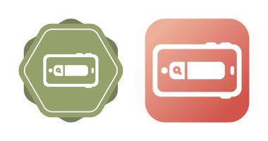 arama simgesi vektör çizimi tasarımı