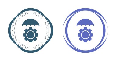 Web sayfası düğmeleri. Çarklı basit illüstrasyon