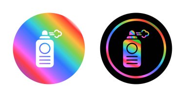  Sprey şişe ikonu vektör çizimi tasarımı