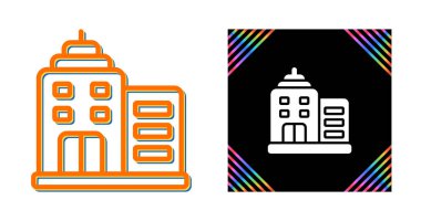 Bina simgeler ayarla, illüstrasyon vektör