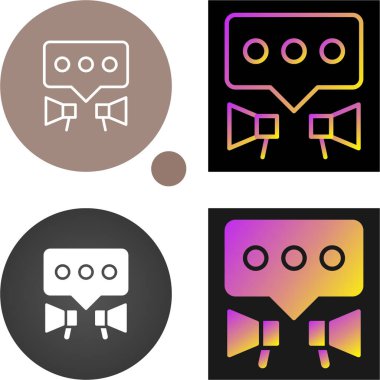 Papyon tasarımı içeren konuşma balonu simgeleri