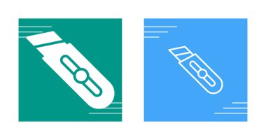 Kağıt Kesicisi ağ simgeleri ayarlandı, basit vektör illüstrasyonu