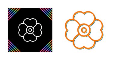 çiçek simgeleri ayarlandı, vektör illüstrasyon tasarım şablonu