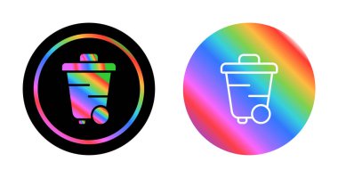 Geri dönüşüm kutuları arka plan ve vektör üzerinde izole edilmiş simgeler