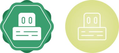 Flash disk simgeleri ayarlandı, vektör illüstrasyonu basit tasarım