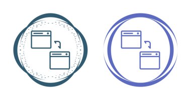 Beyaz arkaplanda çapraz tarayıcı simgesi izole edildi. vektör illüstrasyonu 