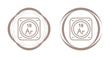 Kimyasal elementler ayarlandı, ağ için çizimler 