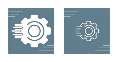 Beyaz arkaplandaki simgeyi özelleştir. Ayarlar imzası. Vites sembolü. Vektör illüstrasyonu