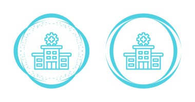 Hastane simgesi oluşturulmasının vektör illüstrasyonu