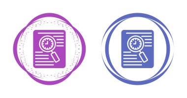 Çevrimiçi platformlar için neşeli bir belge sembolü oluşturuldu.