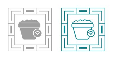 Beyaz arka planda izole edilmiş kahve fincanı simgeleri. vektör.