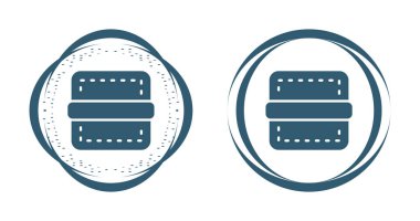 Velcro web simgesi vektör illüstrasyonu