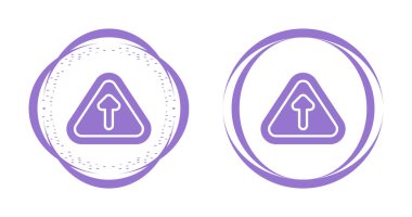 Satır trafik simgesi vektör illüstrasyonunu ayarla 