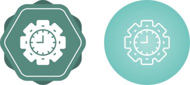 Beyaz arkaplandaki simgeyi özelleştir. Ayarlar imzası. Vites sembolü. Vektör illüstrasyonu