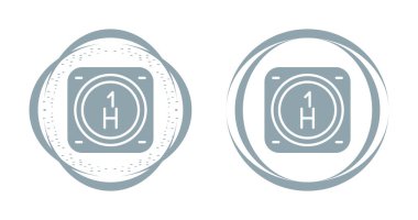 Kimyasal element simgeleri web illüstrasyonunu ayarladı