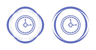 Çizgi saat simgeleri. zaman yönetimi, vektör illüstrasyonu