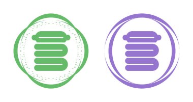 İzole edilmiş ince düz simge koleksiyonu, zemin altı ısıtma