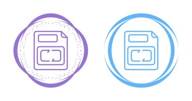 Belge simgesi işareti vektör çizim