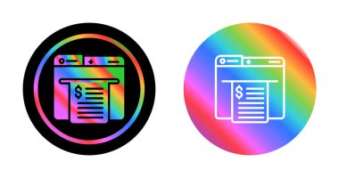 Belgeli bilgisayar dizinleri ve dolar işaretleri simgeleri, güvenlik konsepti, vektör illüstrasyonu   