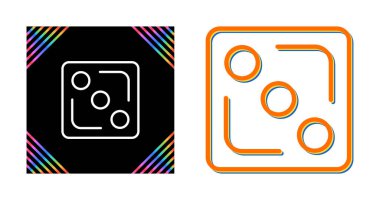 zar simgesi vektör çizimi 