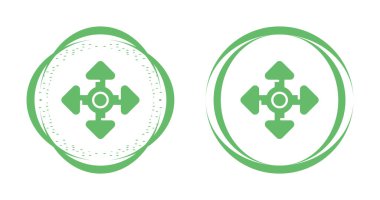 Pivot Noktası Ana Hattı Beyaz Arkaplan Simge Vektörü ResmiComment 