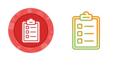 Kontrol listelerini ve yuvarlanmış sınırları gösteren renkli pano simgeleri