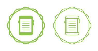 Cep Telefonu Simgesi, Akıllı Telefon İşareti, Beyaz Arkaplan Vektör İllüstrasyonu 