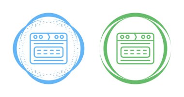 tarayıcı simgesi vektör çizimi tasarımı