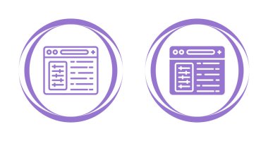 Web içeriğini gösteren mor çizgili tarayıcı pencereleri